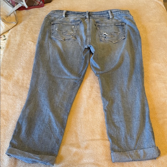 Silver Jeans Light Blue Boyfriend Jeans - Picture 5 of 5